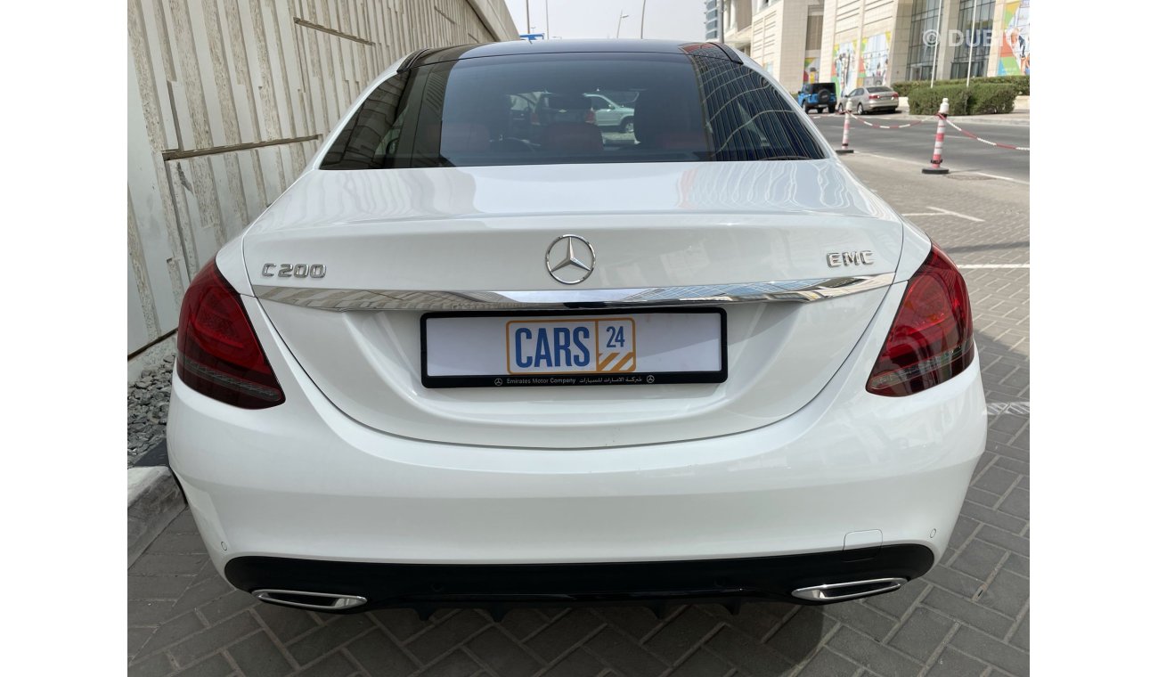 مرسيدس بنز C200 PREMIUM 2.0L | GCC | EXCELLENT CONDITION | FREE 2 YEAR WARRANTY | FREE REGISTRATION | 1 YEAR FREE IN