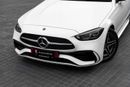 مرسيدس بنز C 200 C200 AMG | 3,721 P.M | 0% Downpayment | GARGASH WARRANTY / SERVICE