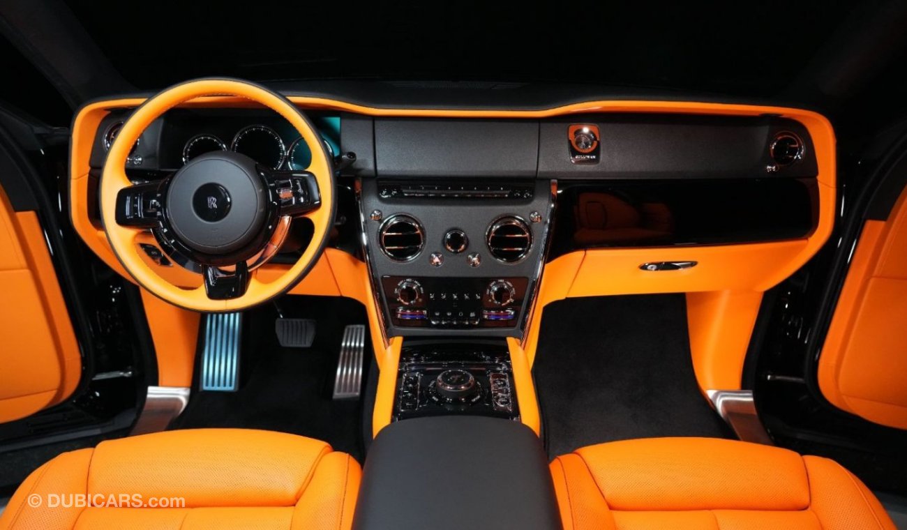 رولز رويس كولينان Onyx Concept | Onyx 24 Forged Rims | Diamond Black | Interior Orange