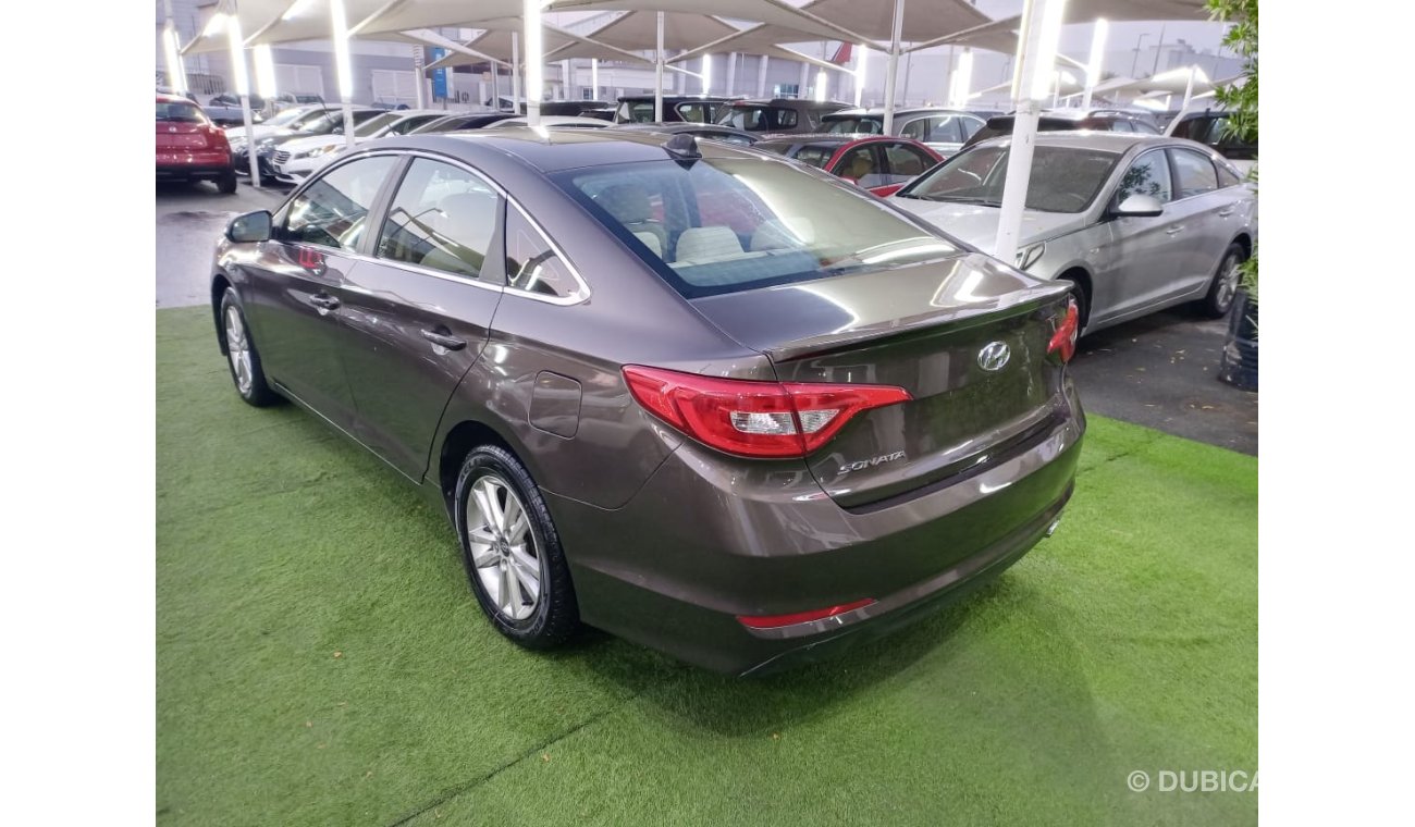 Hyundai Sonata 2015 model, cruise control, wheels, sensors, air conditioning, fog lights, in excellent condition, y