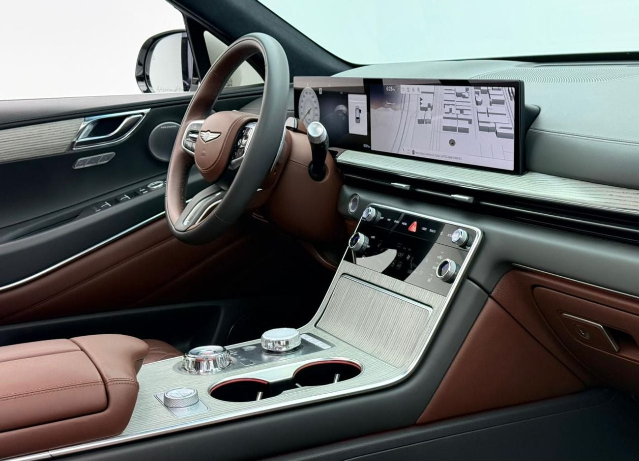 جينيسس GV80 Royal 3.5L AWD 2025 Genesis GV80 Royal, 2030 Genesis Warranty + Service Pack, Very Low Km, 7 Seater,
