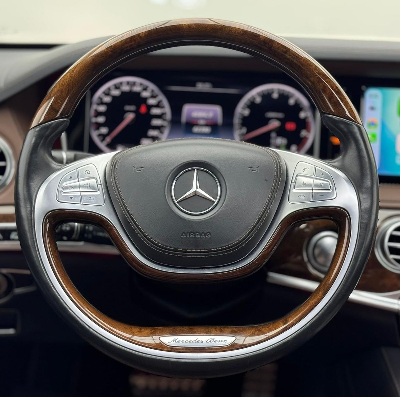 Mercedes Benz S550 2015 Mercedes-Benz S500L AMG, Service History, Excellent Condition, GCC