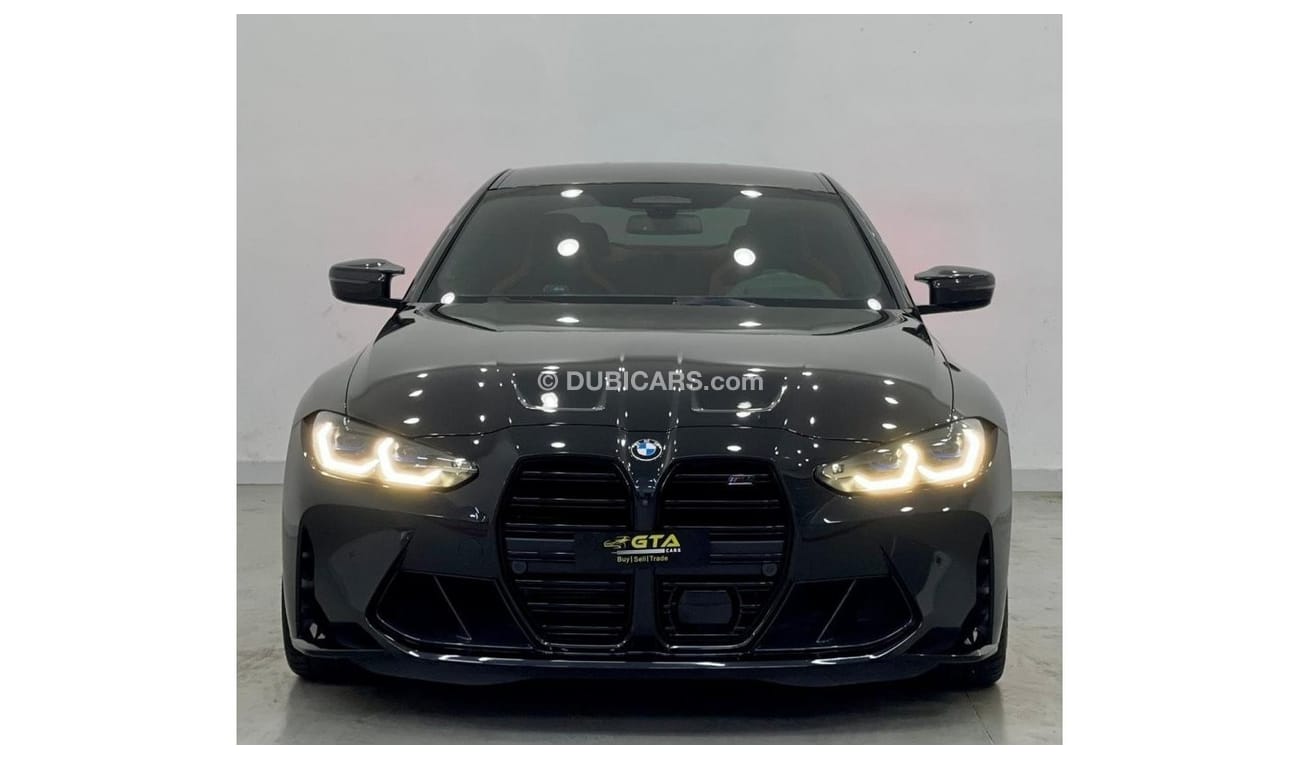 BMW M4 2021 BMW M4 Competition, M Exterior Package Carbon, Full Service History, Warranty, GCC