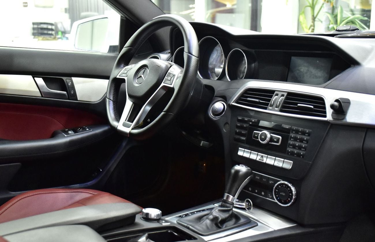 Mercedes Benz C250 CGI EXCELLENT DEAL for our Mercedes Benz C250 Coupe ( 2015 Model ) in White Color GCC Specs