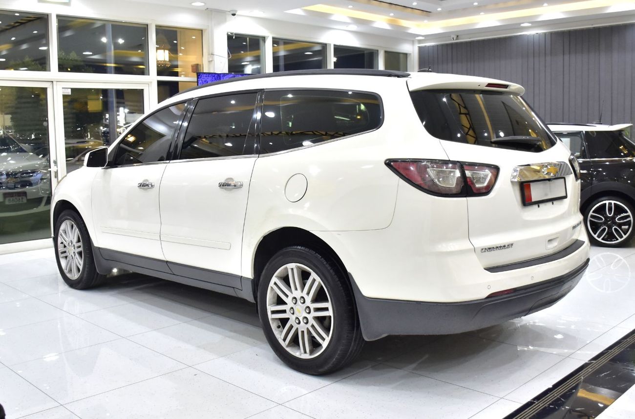 شيفروليه ترافيرس EXCELLENT DEAL for our Chevrolet Traverse LT ( 2014 Model ) in White Color GCC Specs