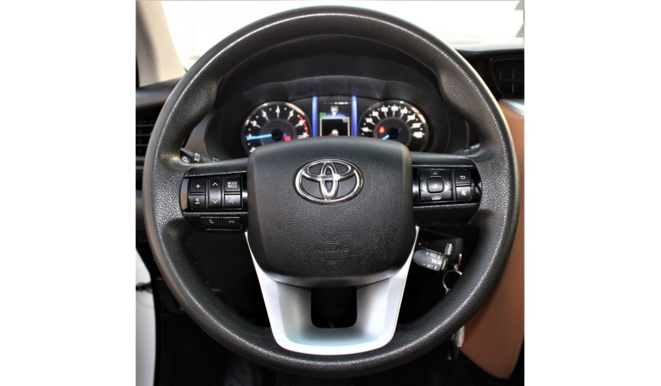 Toyota Fortuner Toyota Fortuner 2018 GCC 4 cylinder in excellent condition without accidents, very clean from inside