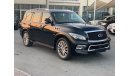 إنفينيتي QX80 موديل 2017 خليجي فل مواصفات كراسي جلد ومثبت سرعه وتحكم كهربي كامل ونظام صوت ممتاز وكاميرا خلفيه ومدخ