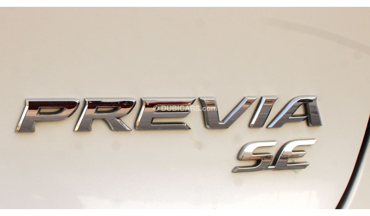 Toyota Previa SE Toyota Previa 2015 GCC, full option, in excellent condition