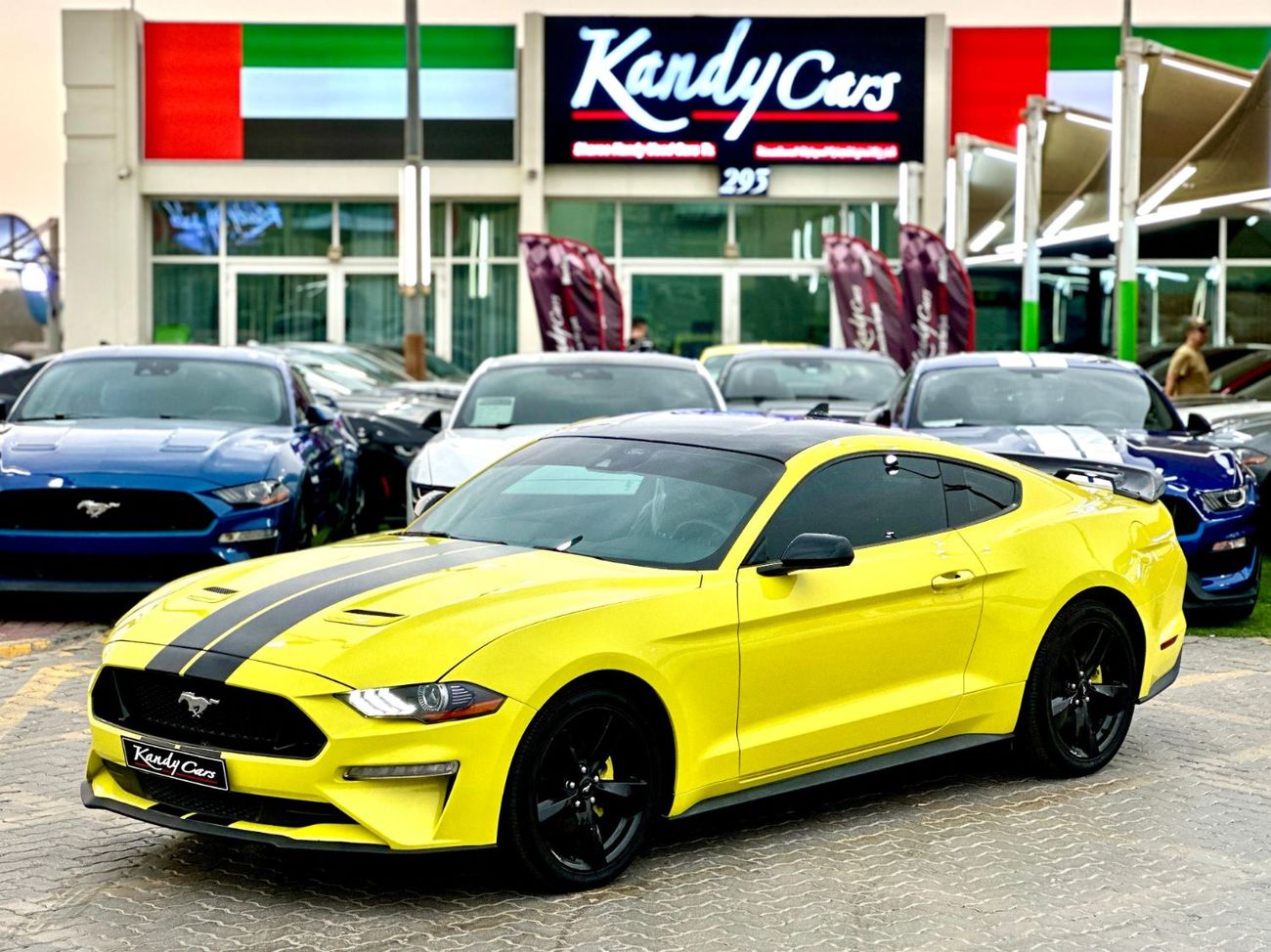فورد موستانج Ecoboost | Monthly 1200/- | 0% DP | Blindspot | Fabric Seats | Touch Screen | # 04576