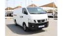 Nissan Urvan 2017 - NV350 - DELIVERY VAN EXCELLENT CONDITION WITH GCC SPECS - VAT EXCLUDED