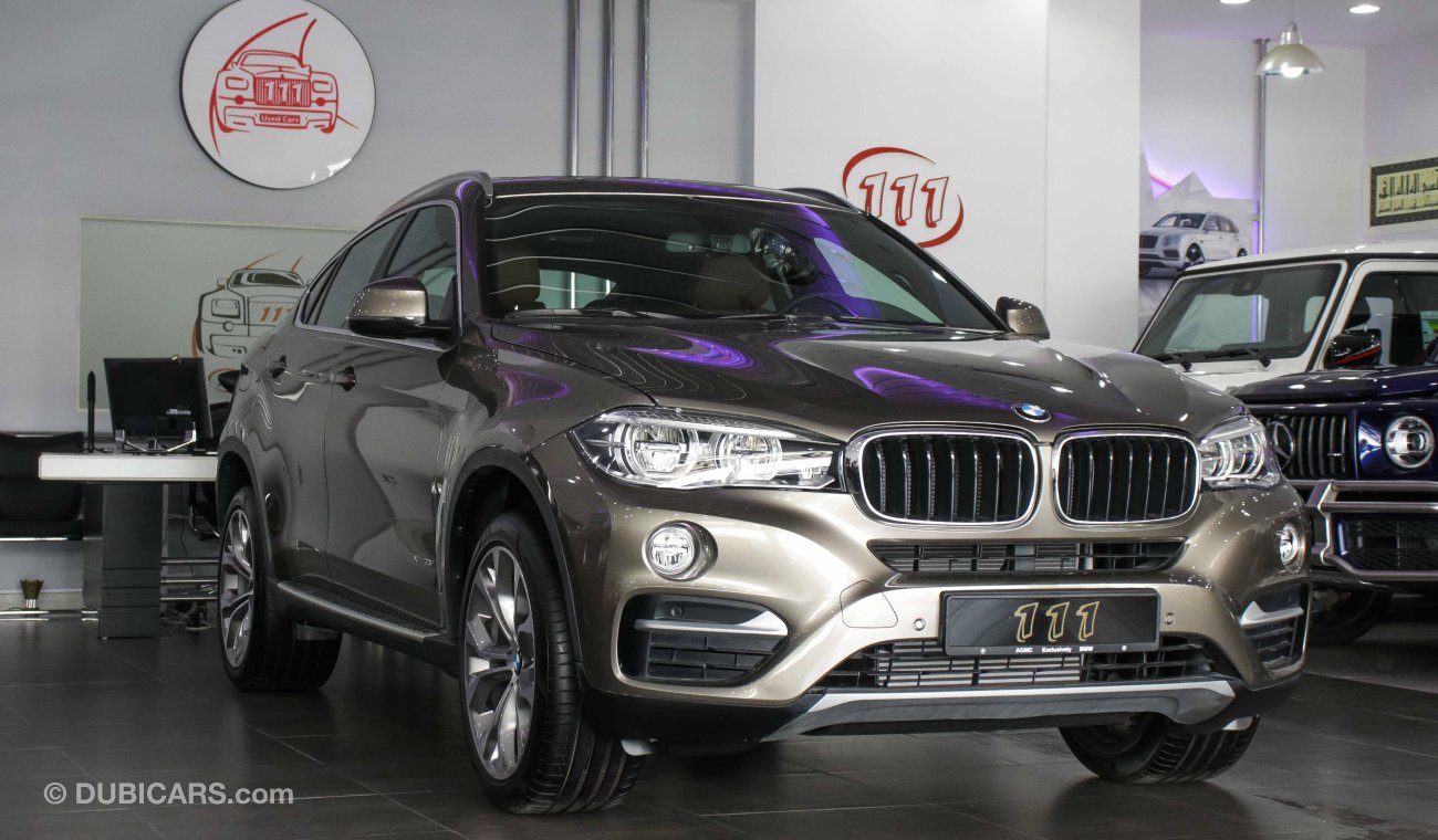 بي أم دبليو X6 Xdrive  35i 3.0L-V6 / GCC Specifications / Warranty