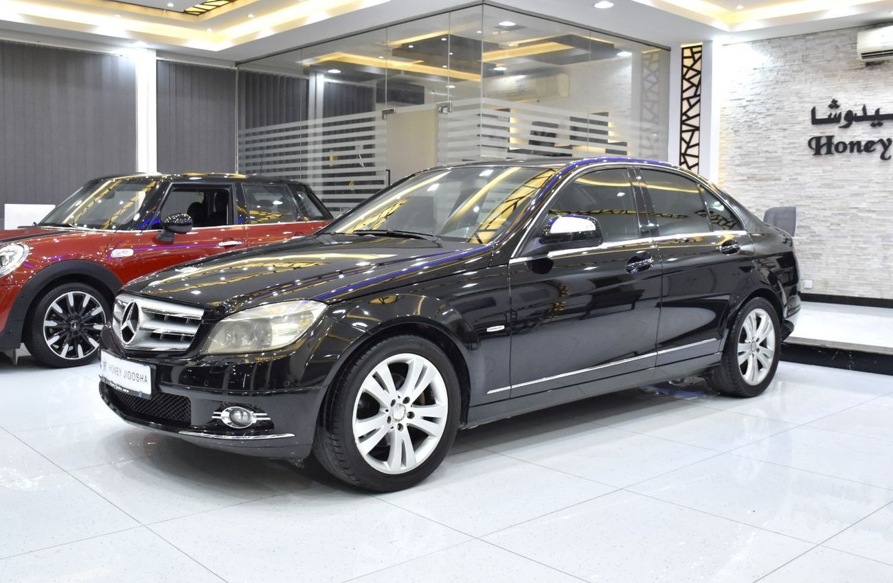 مرسيدس بنز C 230 EXCELLENT DEAL for our Mercedes Benz C230 ( 2008 Model ) in Black Color GCC Specs