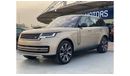 Land Rover Range Rover GOLD COLOR GCC SPEC UNDER WARRANTY AND SERVICE