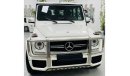 مرسيدس بنز G 63 AMG Low Mileage .. GCC .. Edition .. Perfect Condition