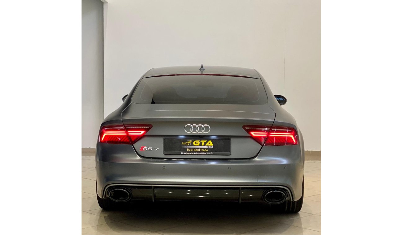 Audi RS7 2017 Audi RS7, Audi Warranty + Service Contract, Low KMs, GCC