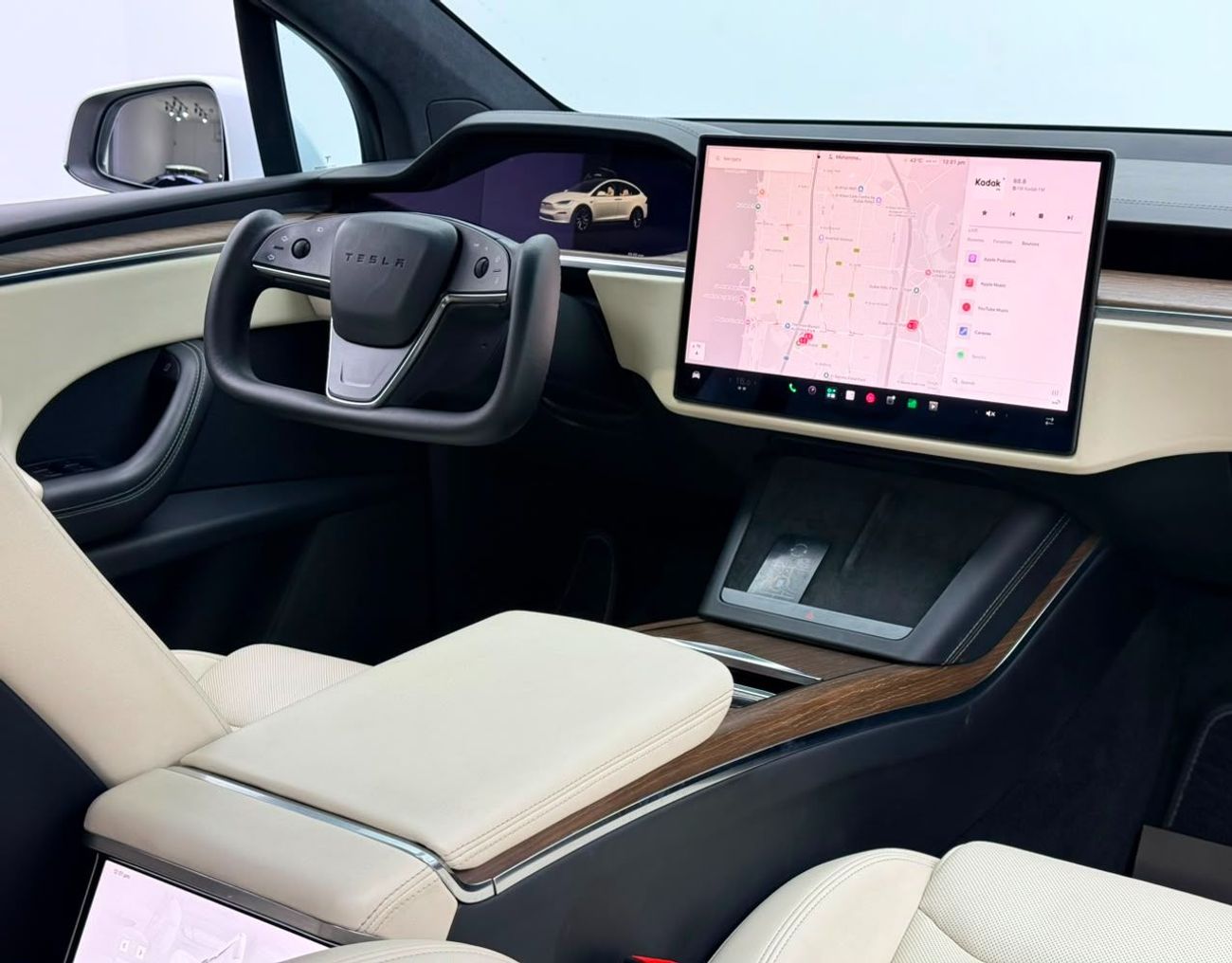Tesla Model X LONG RANGE 2023 Tesla Model X Long Range, Tesla Warranty+Full Service History, GCC Specs