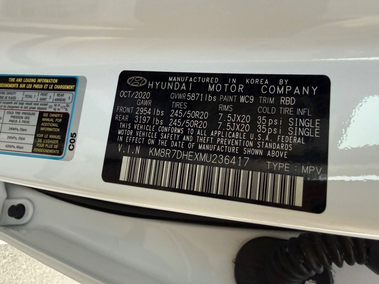 Hyundai Palisade 2021 HYUNDAI PALISADE CALLIGRAPHY FULL OPTIONS IMPORTED FROM USA