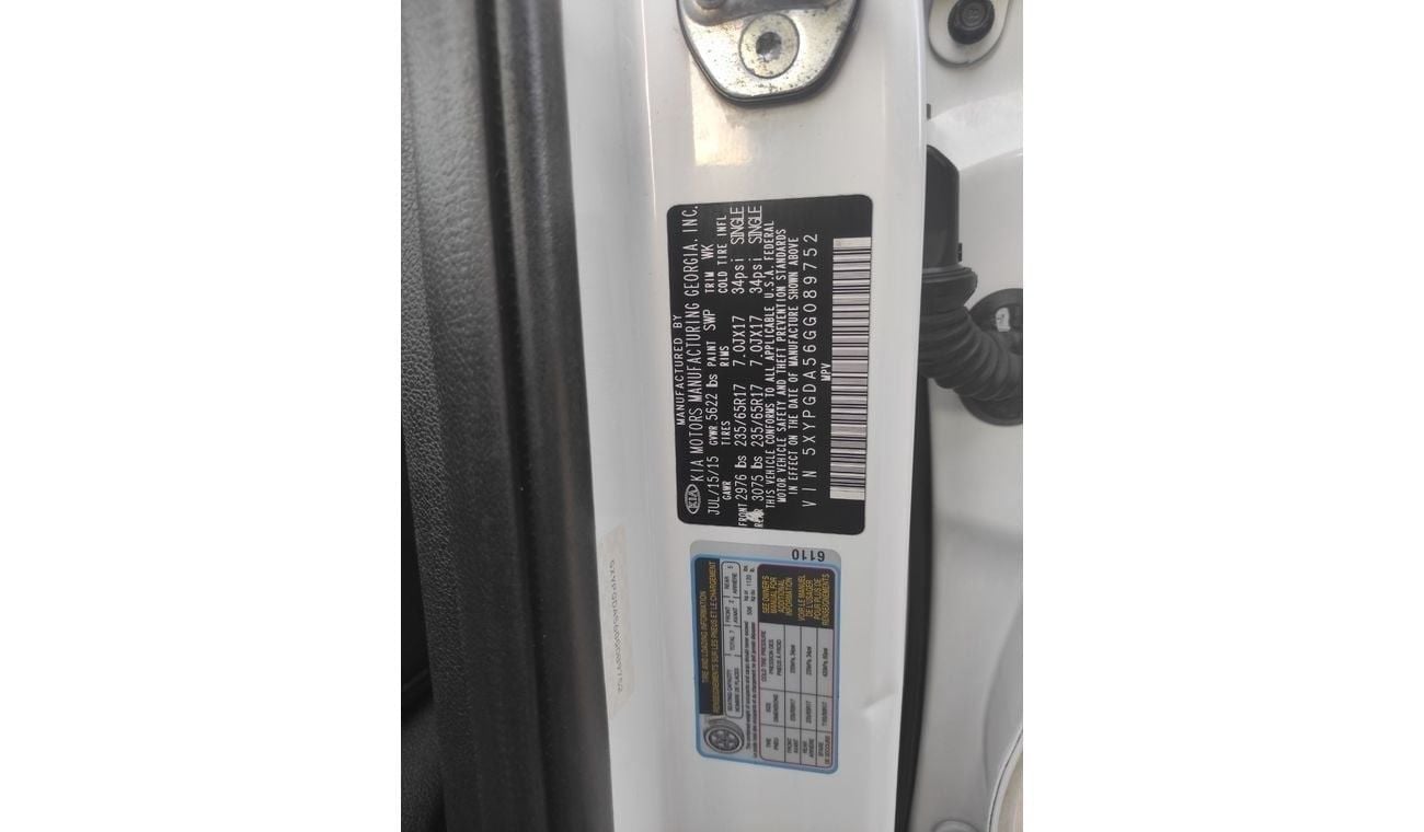 Kia Sorento Kia Sorrento 2016 usa V6 7 seater AWD drive