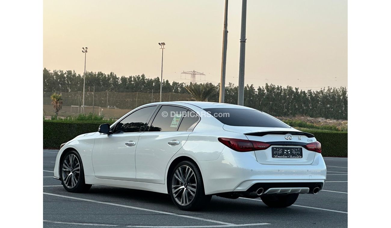 Infiniti Q50 2023 Q-50 S V6 GCC// 3 YEARS WARRANTY AND SERVICE CONTRACT// ORGINAL PAINT// 2KEYS