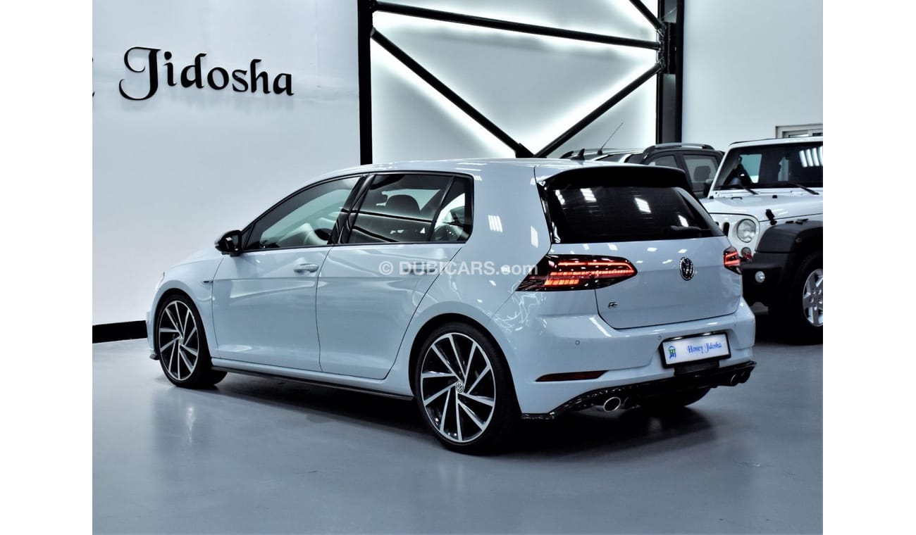 Volkswagen Golf EXCELLENT DEAL for our Volkswagen Golf R ( 2018 Model! ) in Pastel White Color! GCC Specs