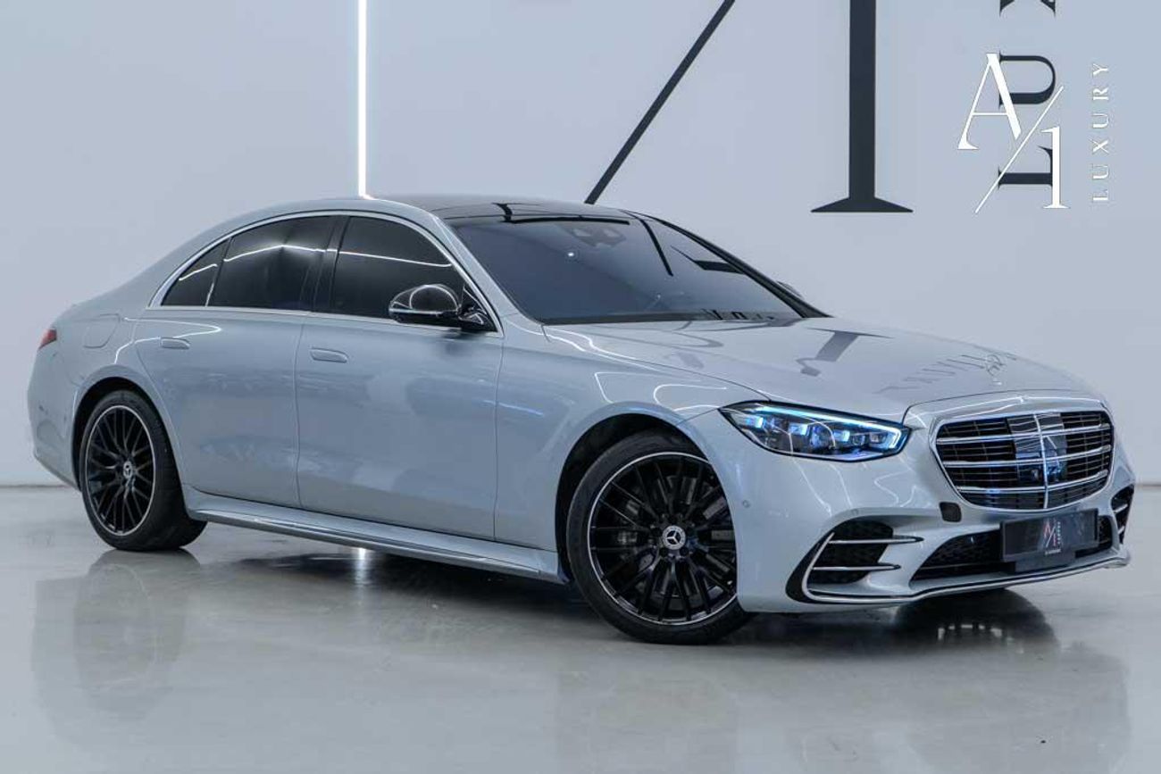 مرسيدس بنز S 500 4MATIC 3.0L 2022 Mercedes Benz S500 AMG 4MATIC, Warranty, Fully Loaded, Very Low Kms, Excellent Cond