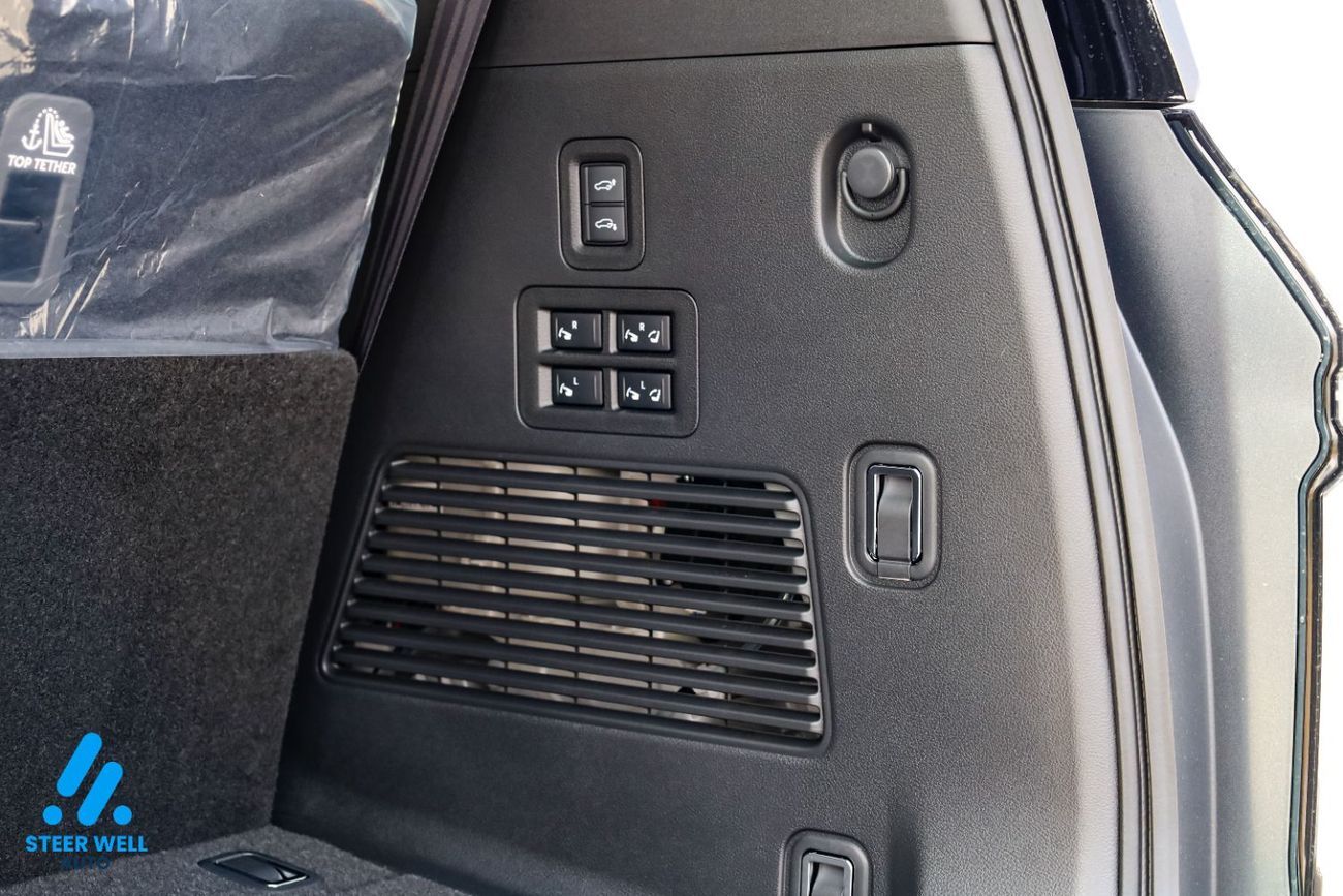 نيسان باترول LE Platinum 2026 | V6 AWD | 9AT | Dual-Tone W&B | Tan Interior | Height-Control | EXPORT ONLY