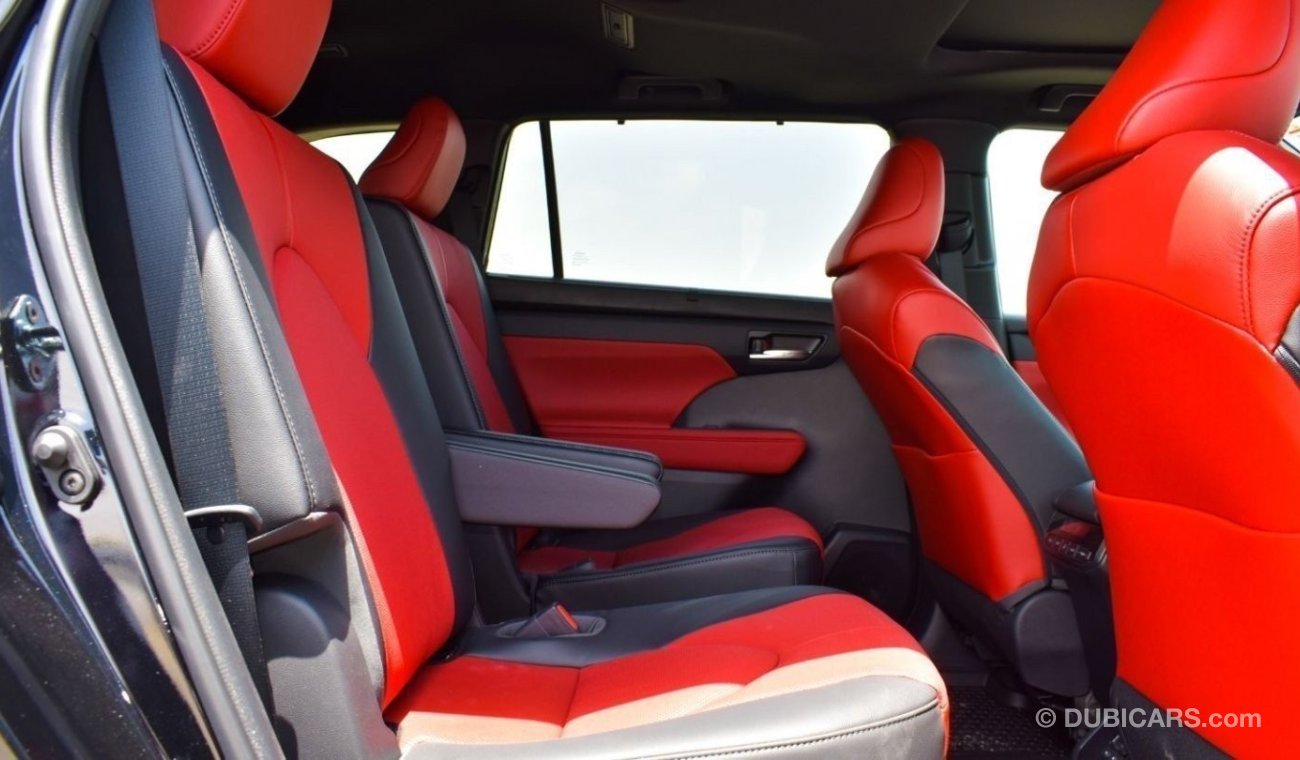 تويوتا هايلاندر Brand New Toyota Highlander XSE 2.4T Petrol | Black/Red | 2023 |