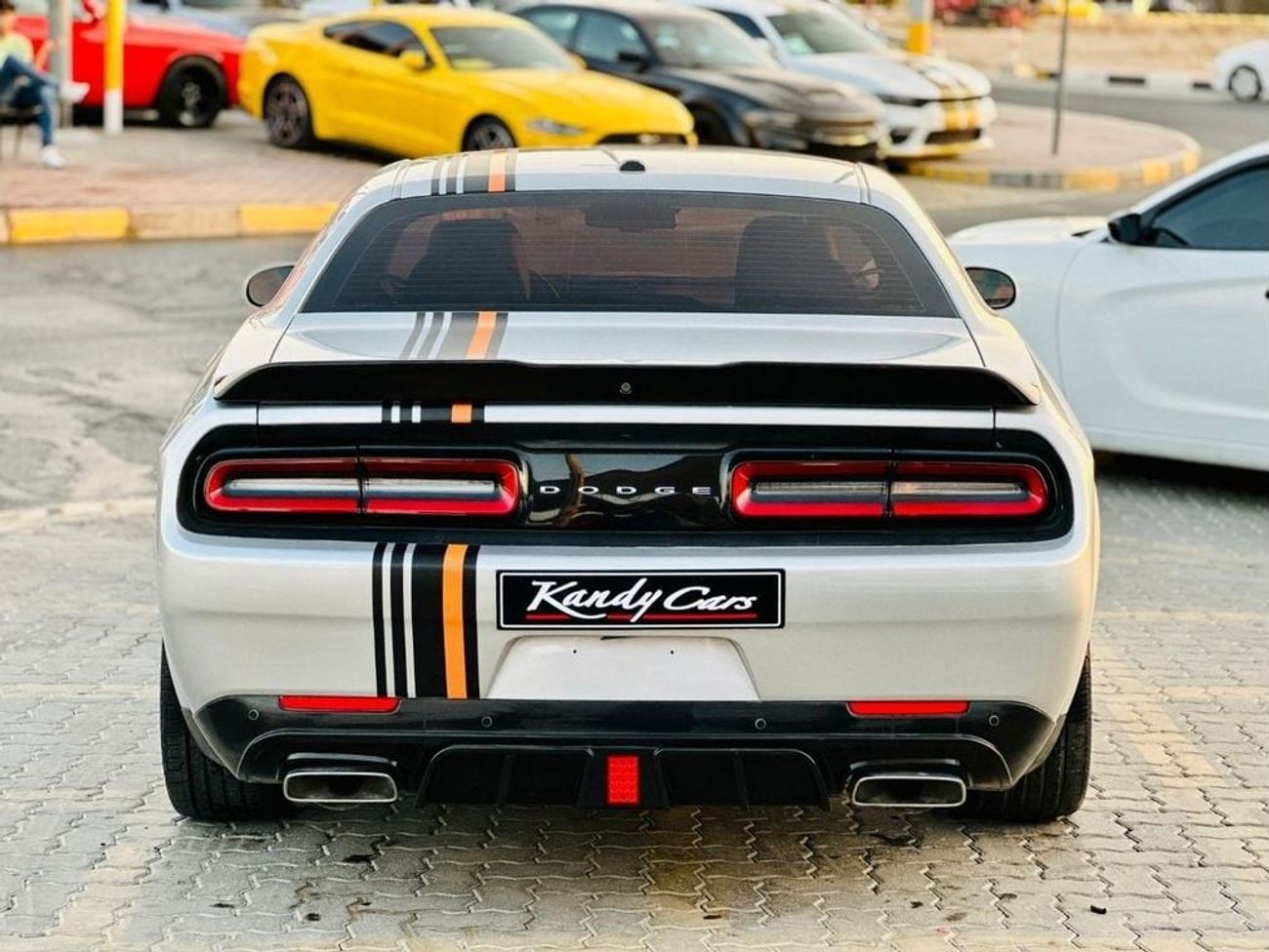 Dodge Challenger R/T 5.7L (370 HP) | Monthly AED 1300/- | 0% DP | Custom Alcantara Seats | Cruise Control | # 46652