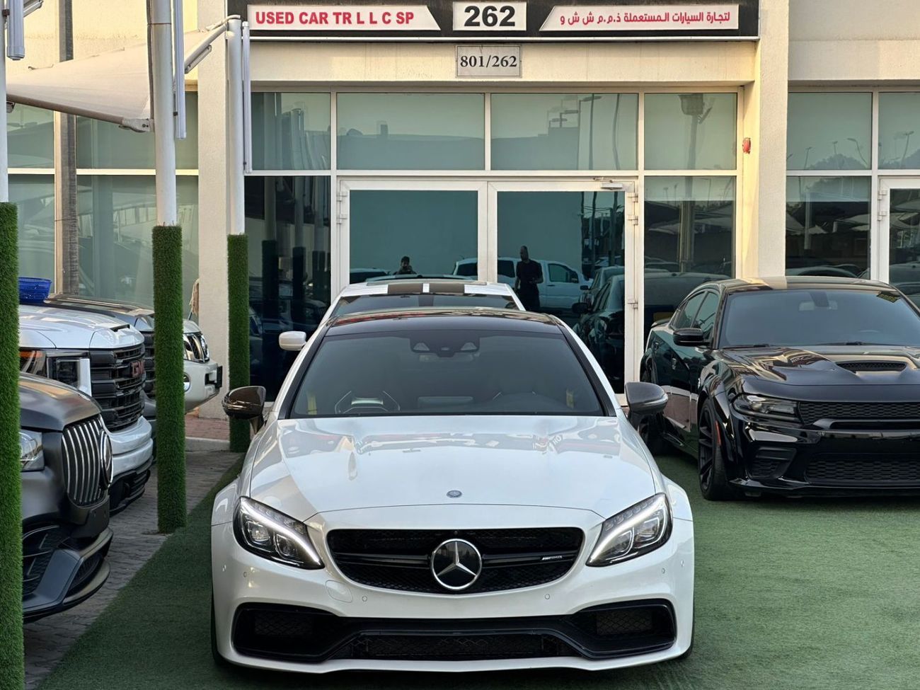 Mercedes-Benz C 36 AMG MERCEDES BENZ AMG C63S 2017 GCC FULL OPTION ORIGINAL PAINT PERFECT CONDITION