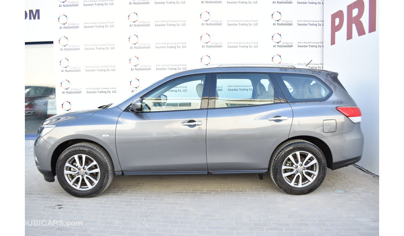 Nissan Pathfinder 3.5L S AWD 2016 GCC SPECS DEALER WARRANTY STARTING FROM 64,900 DHS