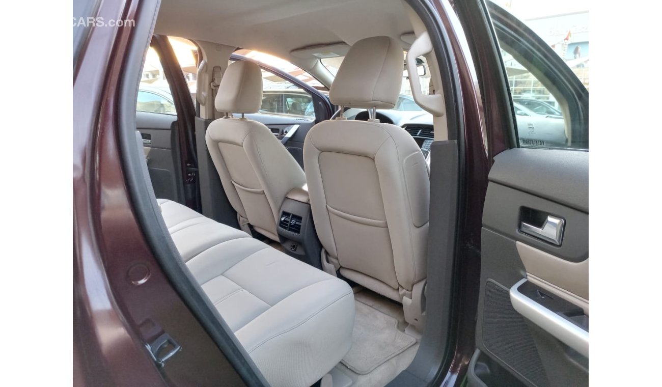 Ford Edge Gulf without accidents No. 2, burgundy, inside beige, without accidents, cruise control, rear wing c