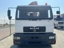 MAN TGM 18.240 MAN 18220  MODEL 2006 LONG CHASSIS 4X2 WITH CRANE 5 TONS