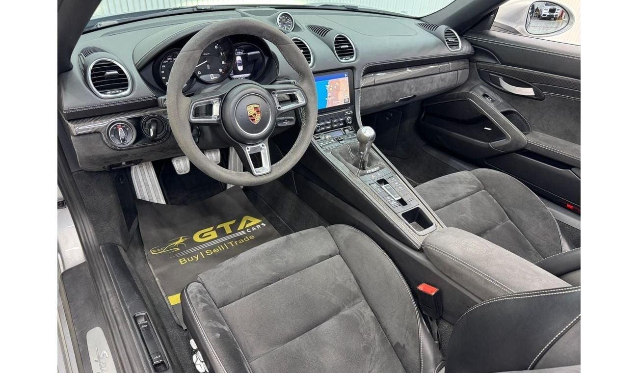 Porsche 718 Spyder 2020 Porsche 718 Spyder, Agency Warranty, Full Service History, GCC