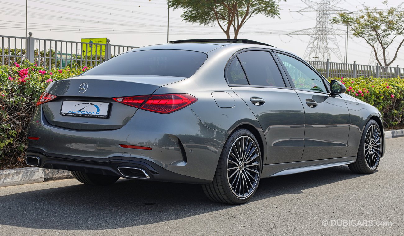 مرسيدس بنز C 180 "Baby S-Class" , Night Package , 2022 , GCC , 0Km , W/3 Yrs or 100K Km WNTY