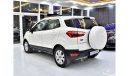 Ford EcoSport EXCELLENT DEAL for our Ford EcoSport ( 2017 Model ) in White Color GCC Specs