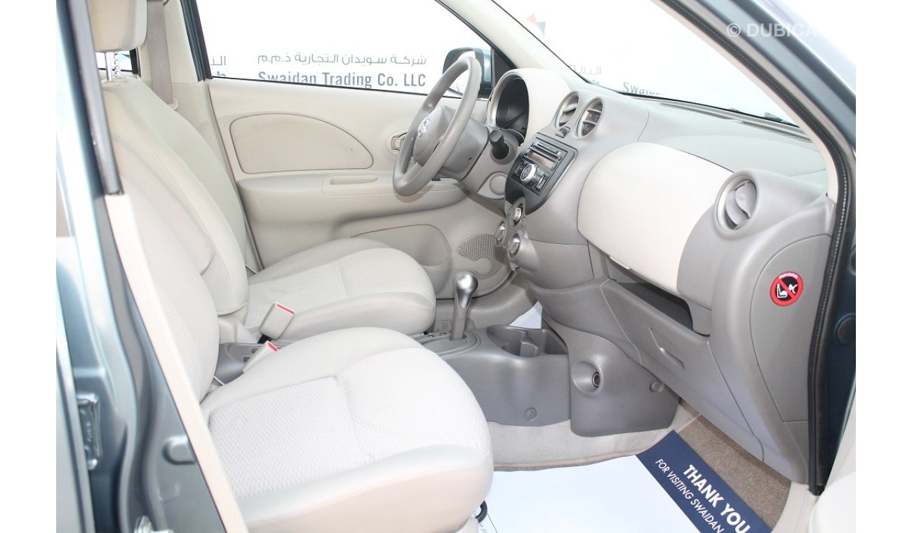 نيسان ميكرا 1.5L SV 2015 MODEL WITH GCC SPECS