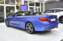 بي أم دبليو 440i EXCELLENT DEAL for our BMW 440i M-Kit Convertible ( 2017 Model ) in Blue Color GCC Specs