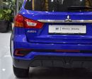 Mitsubishi ASX GLX HIGHLINE EXCELLENT DEAL for our Mitsubishi ASX 4WD ( 2019 Model ) in Blue Color GCC Specs