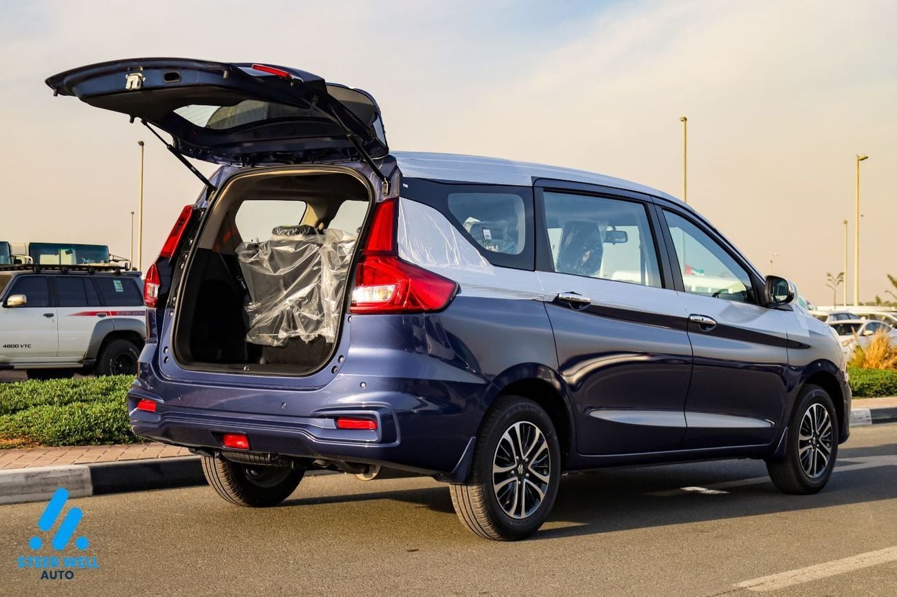 Suzuki Ertiga GLX 2026 | GCC Specs | 7-Seater Comfort | Petrol AT | 6 Airbags | Oxford Blue | Best Price