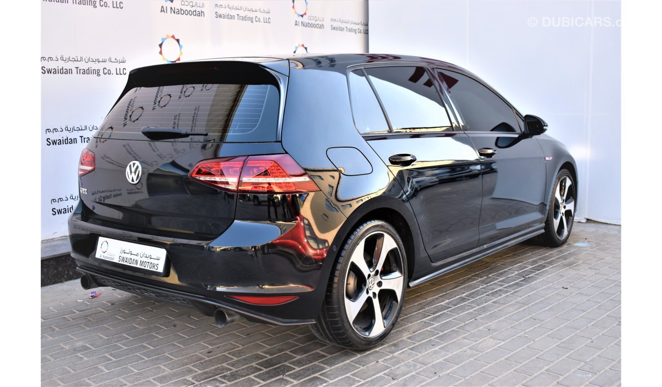 فولكس واجن جولف GTI 2.0L SE 2016 GCC SPECS DEALER WARRANTY