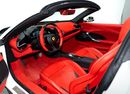 Ferrari 296 GTS CARBON FIBRE FRONT SPOILER | LIFT SYSTEM | COLOURED SPECIAL STITCHING