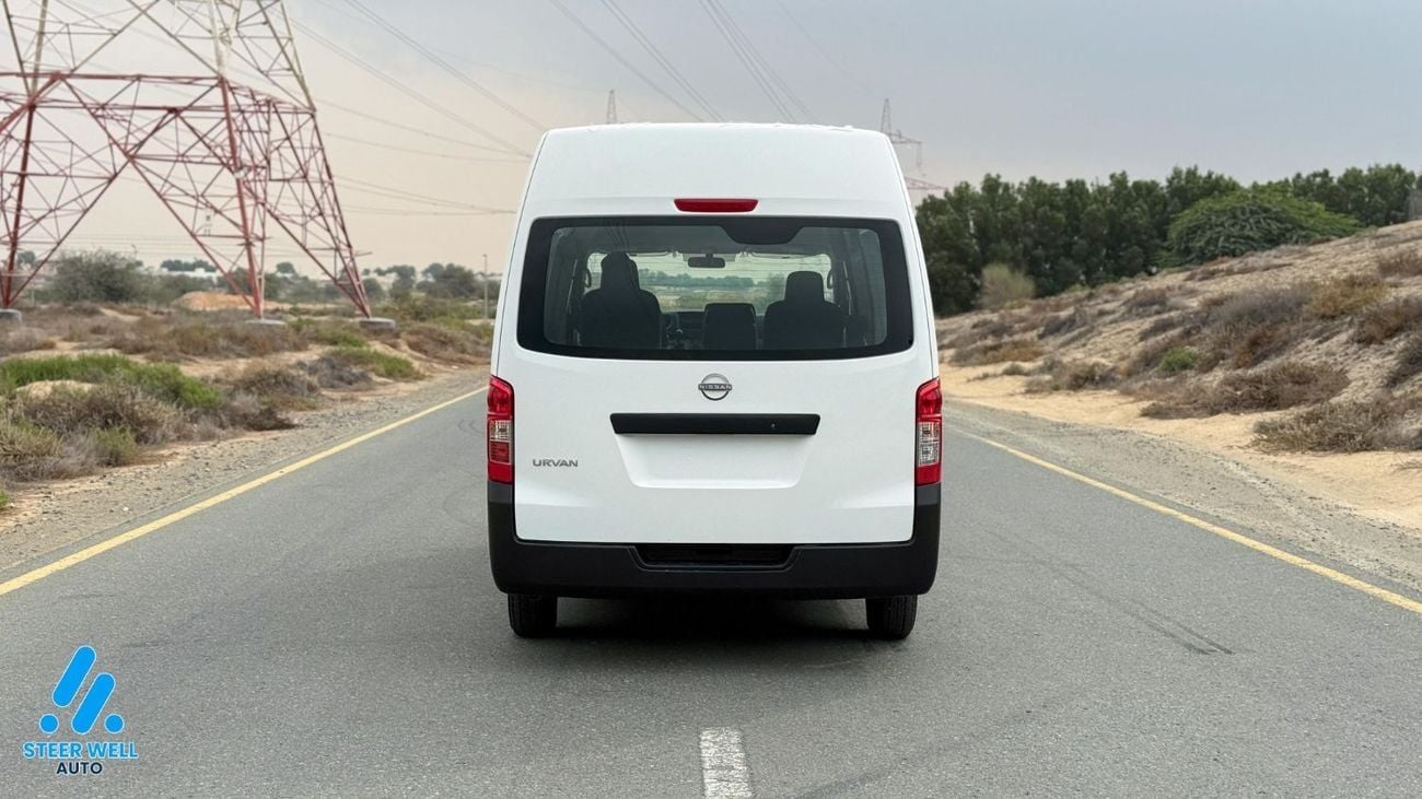 Nissan Urvan HIGH ROOF WIDE BODY 3-Seater Manual (4-Door) NV350 2024 Hi Roof Dry Van 2.5L Petrol Manual GCC Specs