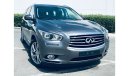 Infiniti QX60 AED 1250 / month FULL OPTION INFINITY QX60 LUXURY 7 SEATER UNLIMITED KM WARRANTY EXCELLENT CONDITION