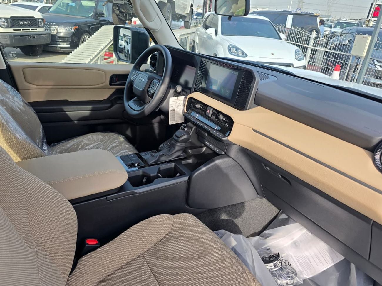 تويوتا برادو Toyota land Cruiser prado  MID 2.4l petrol Turbo A/T SUV 4WD  grey color 2026 model