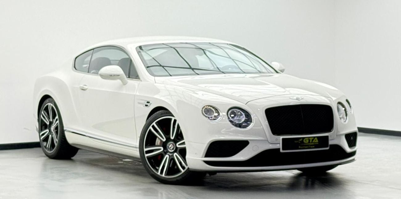 Bentley Continental GT 2016 Bentley Continental GT V8s Mulliner, 2027 Service Pack, Fully Loaded, Excellent Condition, GCC