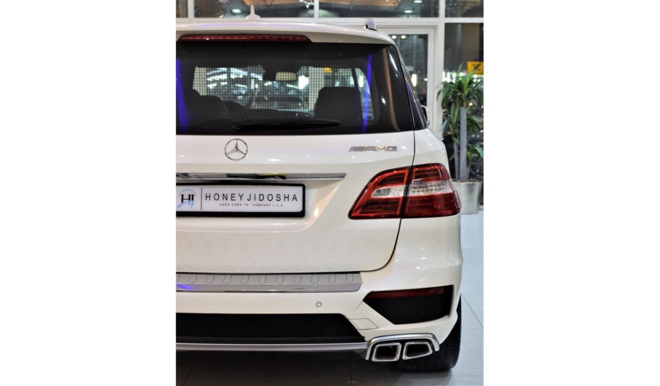 مرسيدس بنز ML 63 AMG EXCELLENT DEAL for our Mercedes Benz ML63 AMG V8 BITURBO 2013 Model!! in White Color! GCC Specs