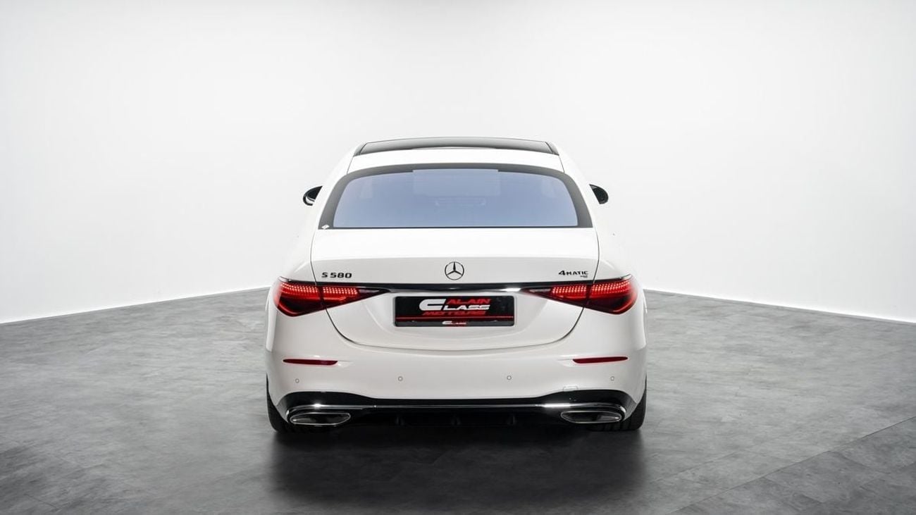 Mercedes-Benz S 580 4MATIC - 2022 - GCC Specs - Under Warranty and Service Contract
