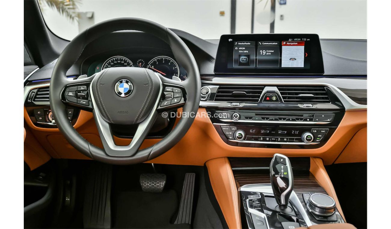 BMW 530i Luxury Line - Warranty and Service Contract - AED 3,505 Per Month! - 0% DP