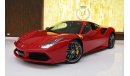 Ferrari 488 ,GCC SPECS,FULL SERVICE HISTORY, CONTRACT SERVICE