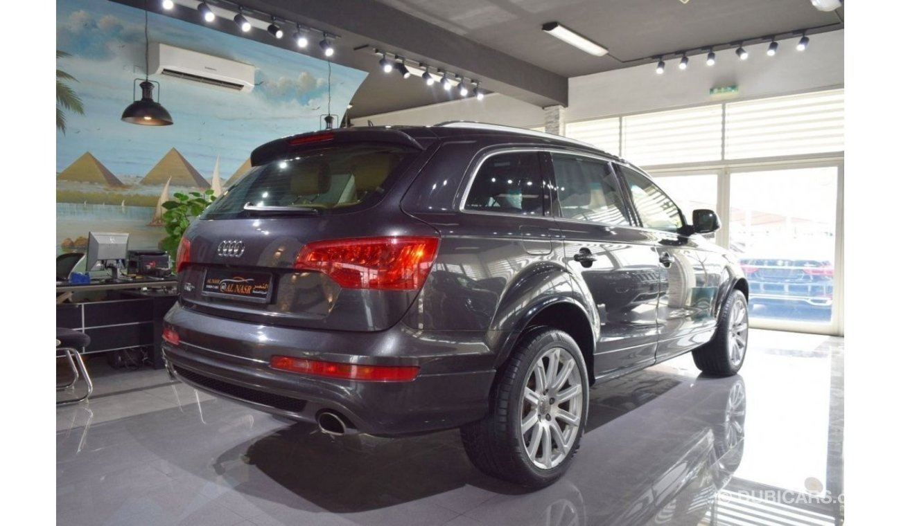 Audi Q7 100% Not Flooded | 45 TFSI quattro S-Line SuperCharged | GCC | Single Owner | Excellent Condition | 